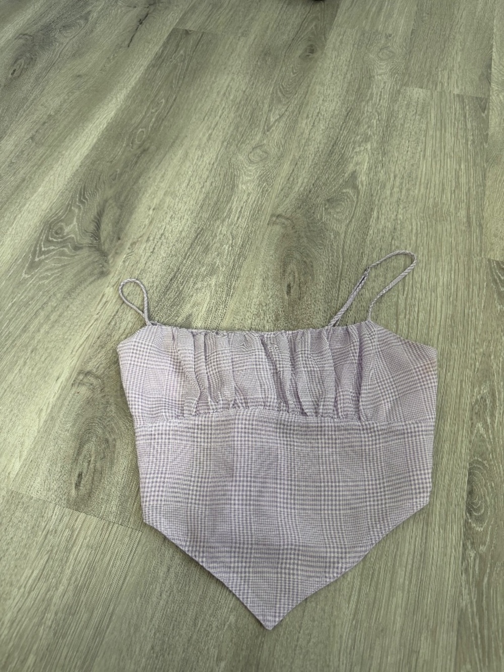 Purple tie top